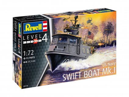 Plastový model loď REVELL 05176 - US Navy SWIFT BOAT Mk.I (1:72)