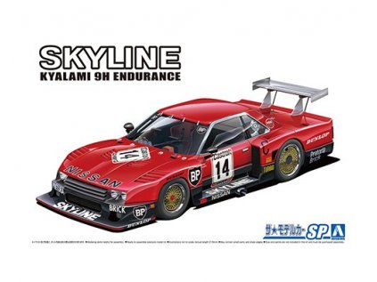 Model Kit auto Aoshima AO06124 - Nissan R30 Skyline Turbo Kyalami 9H Endurance '82 SD (1:24)