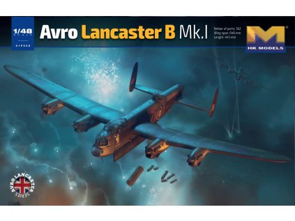 Plastový model lietadlo HK MODELS HK01F005 - Avro Lancaster B Mk.I 1/48