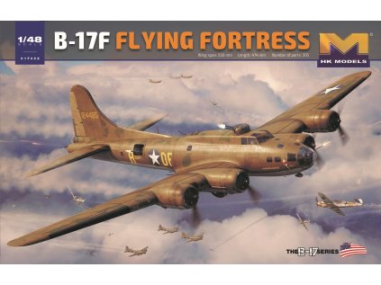 Plastový model lietadlo HK MODELS HK01F002 - B-17F Flying Fortress 1/48