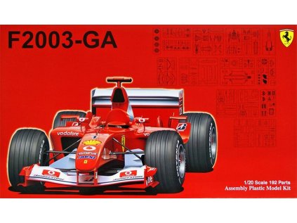 Model Kit formula FUJIMI FU09209 - Ferrari F2003-GA (Japan, Italy, Monaco, Spain GP) (1:20)