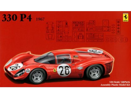 Model Kit auto FUJIMI FU12575 - Ferrari 330 P4 1967 (1:24)