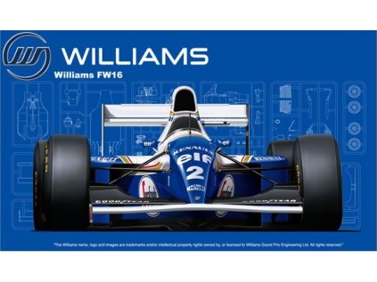 Model Kit formula FUJIMI FU09212 - Williams FW16 Renault (San Marino GP/Brazilian GP/Pacific GP) (1:20)