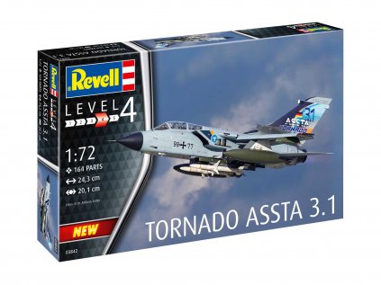 Plastový model lietadlo REVELL 03842 - Tornado ASSTA 3.1 (1:72)
