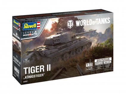 Plastový model tank REVELL World of Tanks 03503 - Tiger II Ausf. B "Königstiger" (1:72)