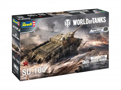 Plastový model tank REVELL World of Tanks 03507 - SU-100 (1:72)