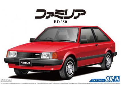 Model Kit auto Aoshima AO06271 - Mazda BD Familia XG 1980 (1:24)