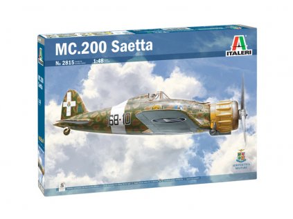 Model Kit lietadlo ITALERI 2815 - Macchi Mc.200 1a serie (1:48)