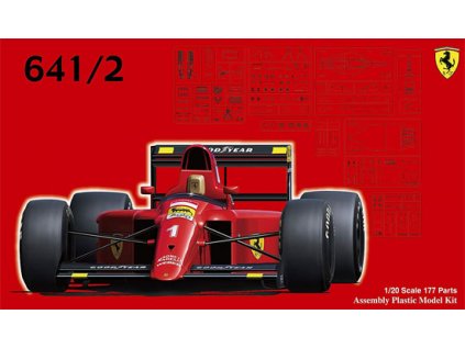 Model Kit formula FUJIMI FU09214 - Ferrari 641/2 (Mexican GP/French GP) (1:20)