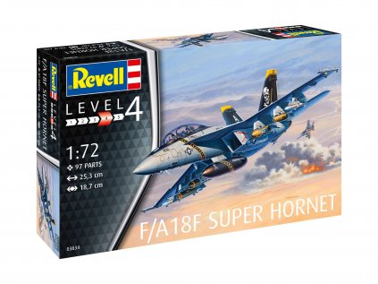 Plastový model lietadlo REVELL 03834 - F/A18F Super Hornet (1:72)