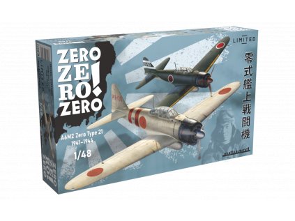Plastový model lietadlo EDUARD 11158 - ZERO ZERO ZERO! DUAL COMBO 1/48