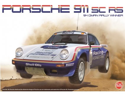 Model Kit auto NUNU PN24011 - Porsche 911 SC / RS 1984 Oman Rally Winner (1:24)