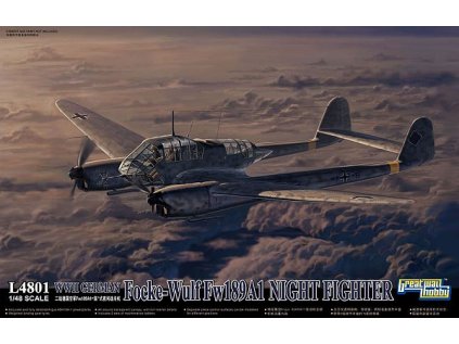 Plastový model lietadlo GWH 4801 - Focke-Wulf Fw 189 A-1 "Night Fighter" 1/48