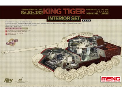 Model Kit doplnok MENG SPS037 - German Heavy Tank Sd.Kfz.182 "King Tiger" (Henschel Turret) Interior Set (1:35)