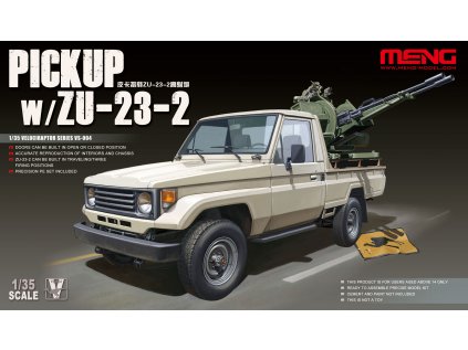 Model Kit military MENG VS004 - Pickup w/ZU-23-2 (1:35)