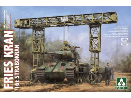 Model Kit military TAKOM 2109 - Fries Kran 16t Strabokran 1943/1944 Production (1:35)
