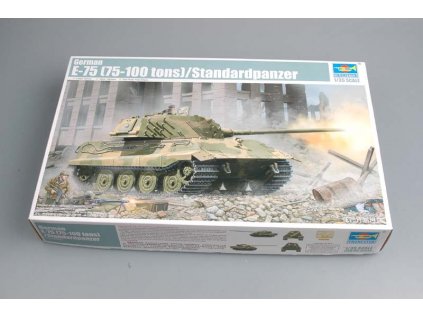 Model Kit tank TRUMPETER 01538 - German E-75 (75-100 tons) / Standardpanzer (1:35)