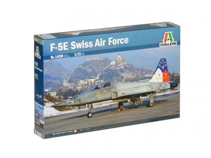 1196 model kit lietadlo italeri 1420 f 5e swiss air force 1 72