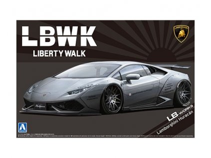 Model Kit auto Aoshima AO05990 - LB-WORKS Lamborghini Huracan Ver.2 (1:24)