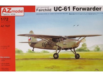 Plastový model lietadlo AZ MODEL AZ7527 - Fairchild UC-61 Forwarder (1:72)