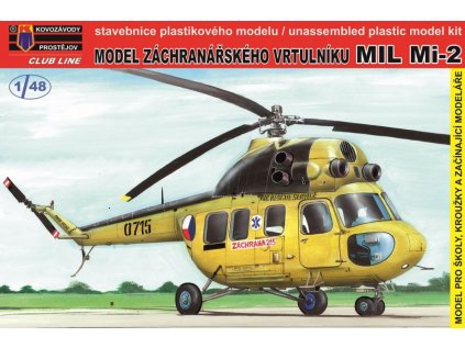 Plastový model vrtulník KOVOZAVODY CLK4801 - Mil Mi-2 (1:48)