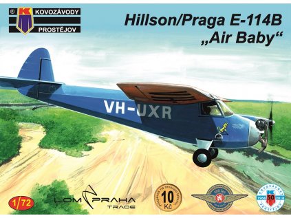 Plastový model lietadlo KOVOZAVODY KPM0094 - Hilson/Praga E-114B "Air Baby" (1:72)