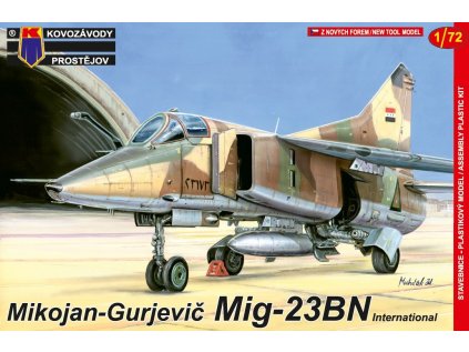 Plastový model lietadlo KOVOZAVODY KPM0096 - MiG-23BN International (1:72)