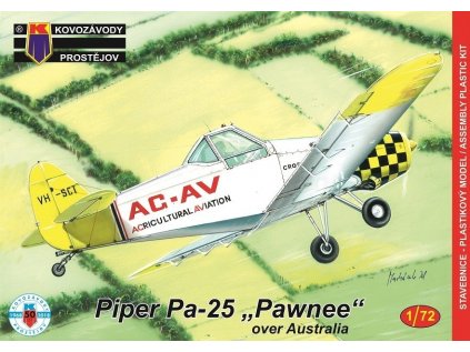 Plastový model lietadlo KOVOZAVODY KPM0125 - Pa-25 Pawnee "over Australia" (1:72)