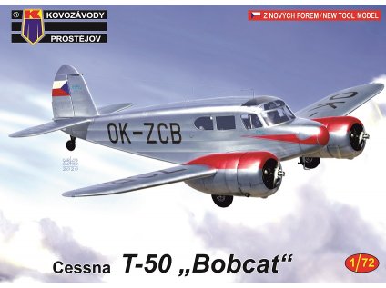 Plastový model lietadlo KOVOZAVODY KPM0171 - Cessna T-50 "Bobcat" (1:72)