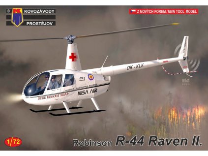 Plastový model vrtulník KOVOZAVODY KPM0215 - Robinson R-44 Raven II. (1:72)