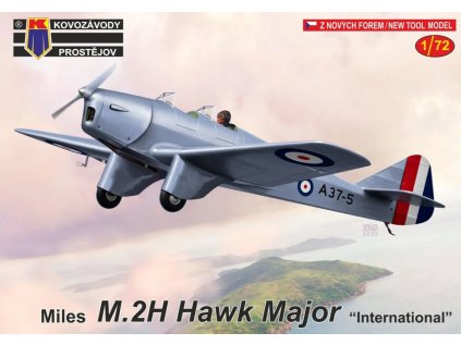 Plastový model lietadlo KOVOZAVODY KPM0283 - Miles M.2H Hawk Major "International" (1:72)