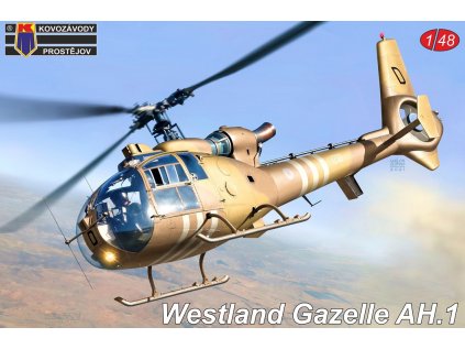 Plastový model vrtulník KOVOZAVODY KPM4822 - Gazelle AH.1 (1:48)