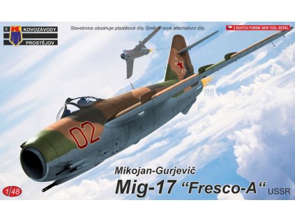 Plastový model lietadlo KOVOZAVODY KPM4823 - MiG-17 "Fresco-A" USSR (1:48)