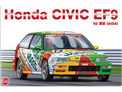 Model Kit auto NUNU PN24021 - Honda Civic EF9 Group A sponsored by JACCS - 1992 (1:24)