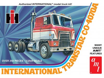 Plastový model kamion AMT 1203 - International Transtar CO-4070A Semi Tractor Cab (1:25)