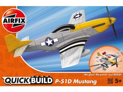 Quick Build lietadlo AIRFIX J6016 - P-51D Mustang - nová forma