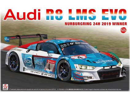 Model Kit auto NUNU PN24026 - Audi R8 LMS GT3 Evo - Nürburgring 24H 2019 Winner (1:24)