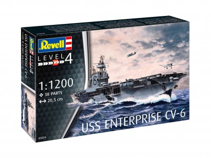 Plastový model loď REVELL 05824 - USS Enterprise (1:1200)