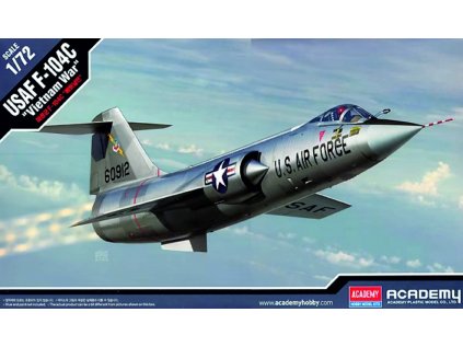 Model Kit lietadlo ACADEMY 12576 - USAF F-104C "Vietnam War" (1:72)