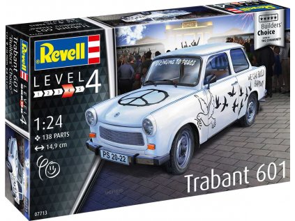 Plastový model auto REVELL 07713 - Trabant 601S "Builder's Choice" (1:24)