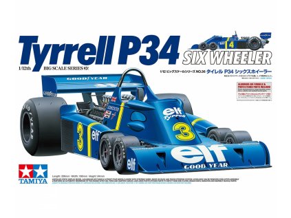 Model Kit formula TAMIYA 12036 - Tyrrell P34 (w/PE Parts) (1:12)
