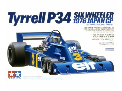 Model Kit formula TAMIYA 20058 - Tyrell P34 `76 JPGP  (1:20)