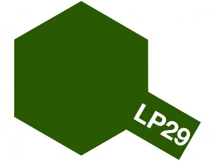 LP-29 Olive Drab 2 Flat 10ml TAMIYA Lacquer - Matná olivová 2