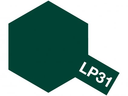LP-31 Dark Green 2 Flat (IJN) 10ml TAMIYA Lacquer - Matná tmavá zelená
