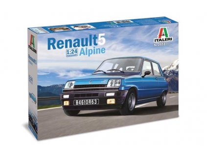 1370 model kit auto italeri 3651 renault 5 alpine 1 24