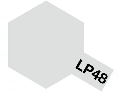 LP-48 Sparkling Silver gloss 10ml TAMIYA Lacquer - Lesklá žiarivo strieborná