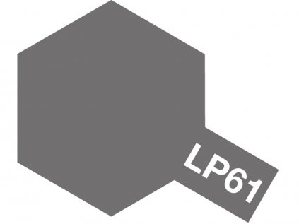 LP-61 Metallic Gray Flat 10ml TAMIYA Lacquer - Matná metalická šedá