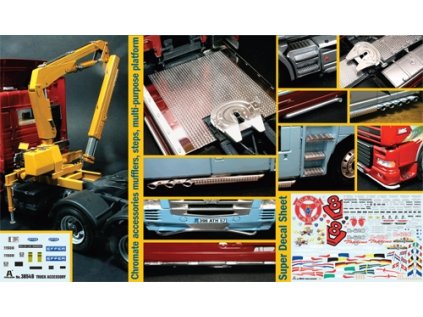 1442 model kit truck italeri 3854 truck accessoires set ii 1 24
