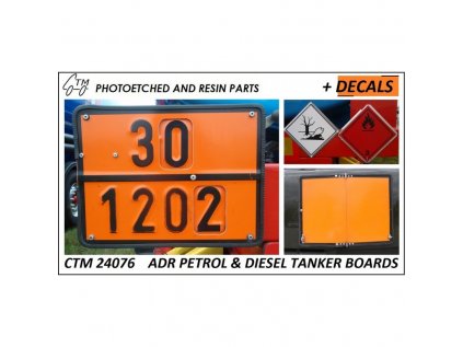 ctm 24076 adr petrol and diesel tanker boards