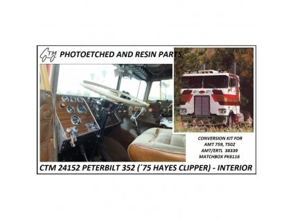 ctm 24152 peterbilt 352hayes clipper interior